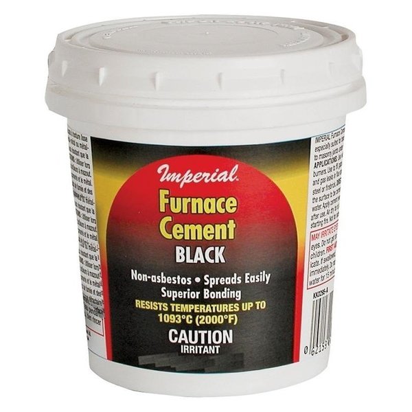 Imperial Furnace Cement, Black, 32 oz KK0304